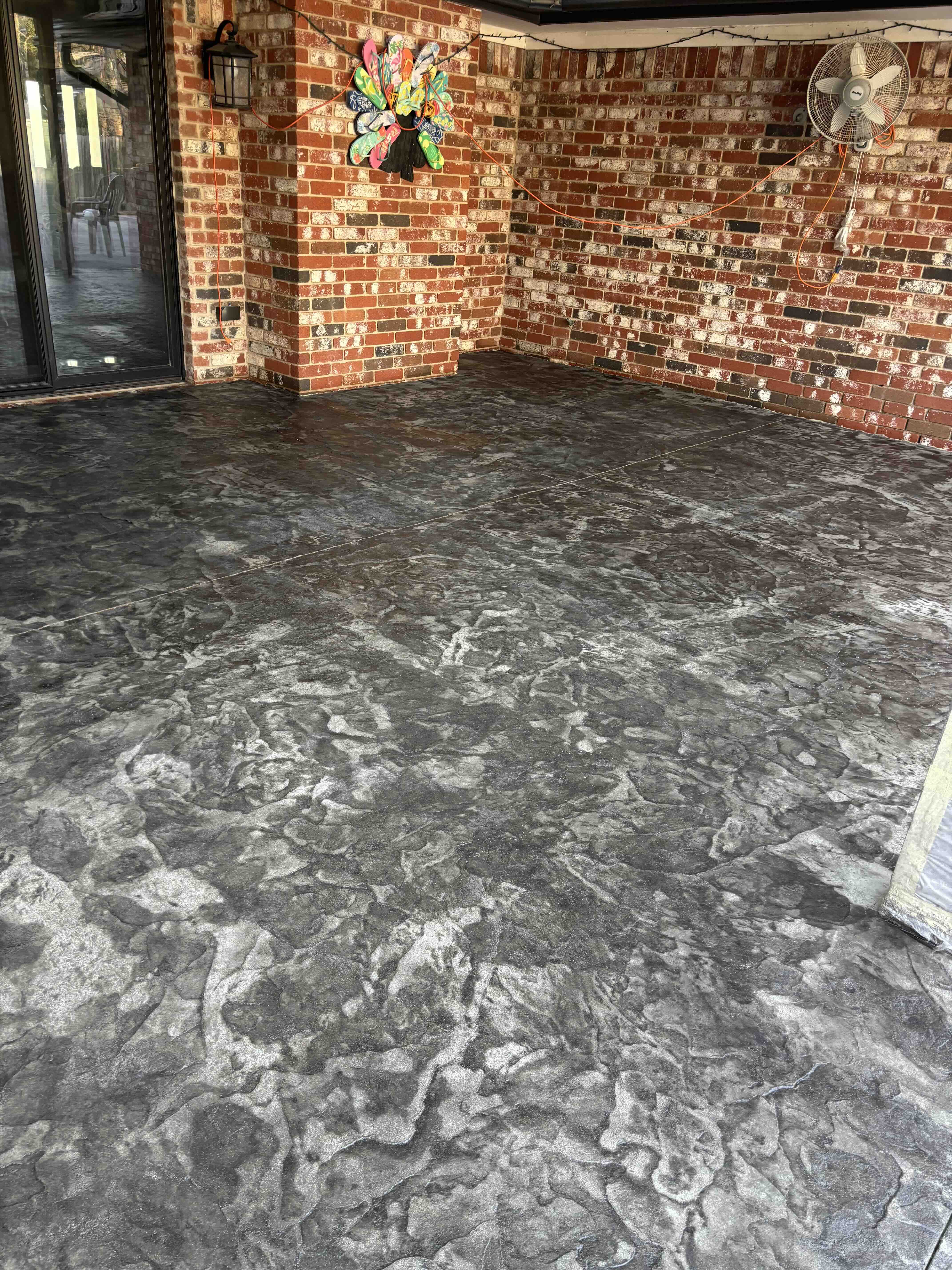Custom patio design